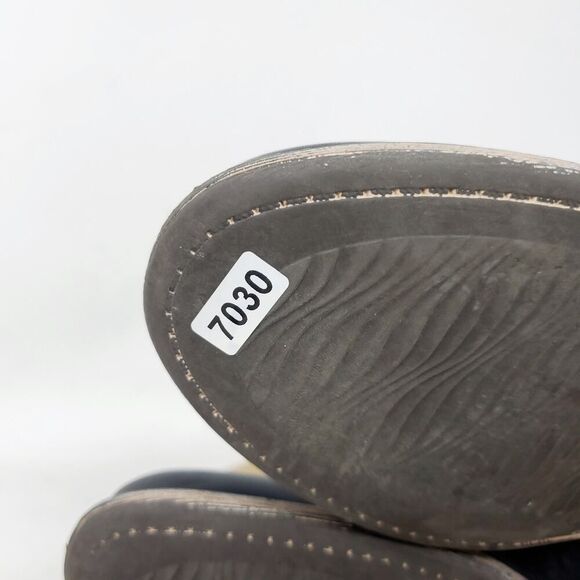 Miz Mooz Lyric Bootie Womens 38‎ Black Leather Zip Biker Moto Shootie Boho Shoes - Picture 12 of 12